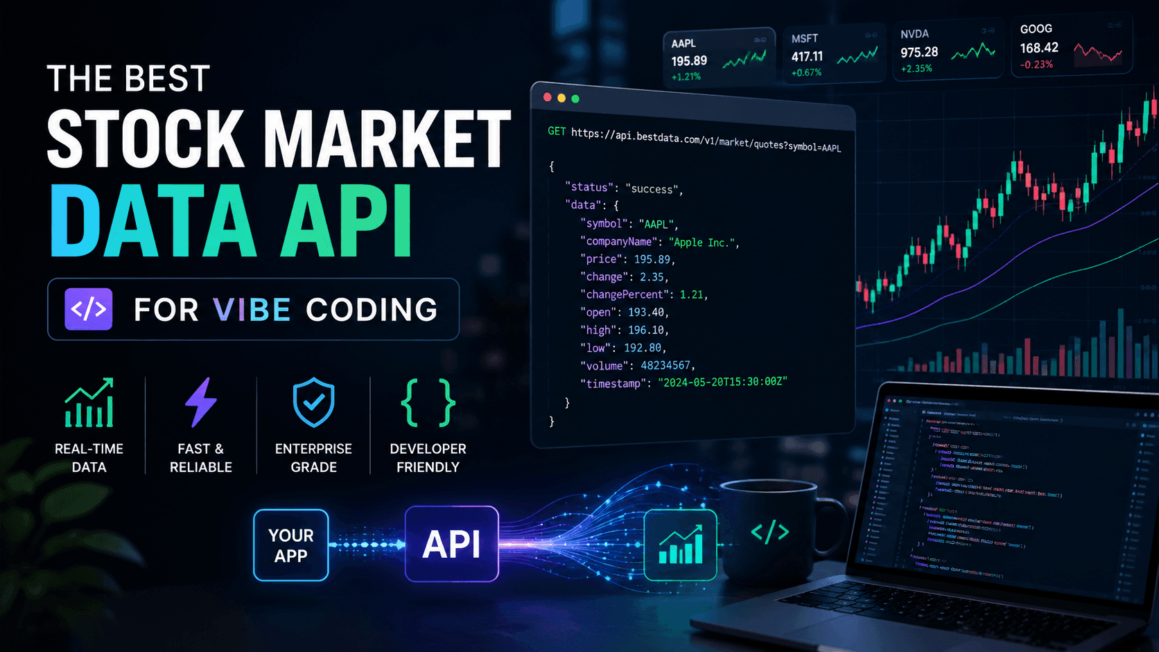 Best Stock Market Data API for Vibe Coding in 2026
