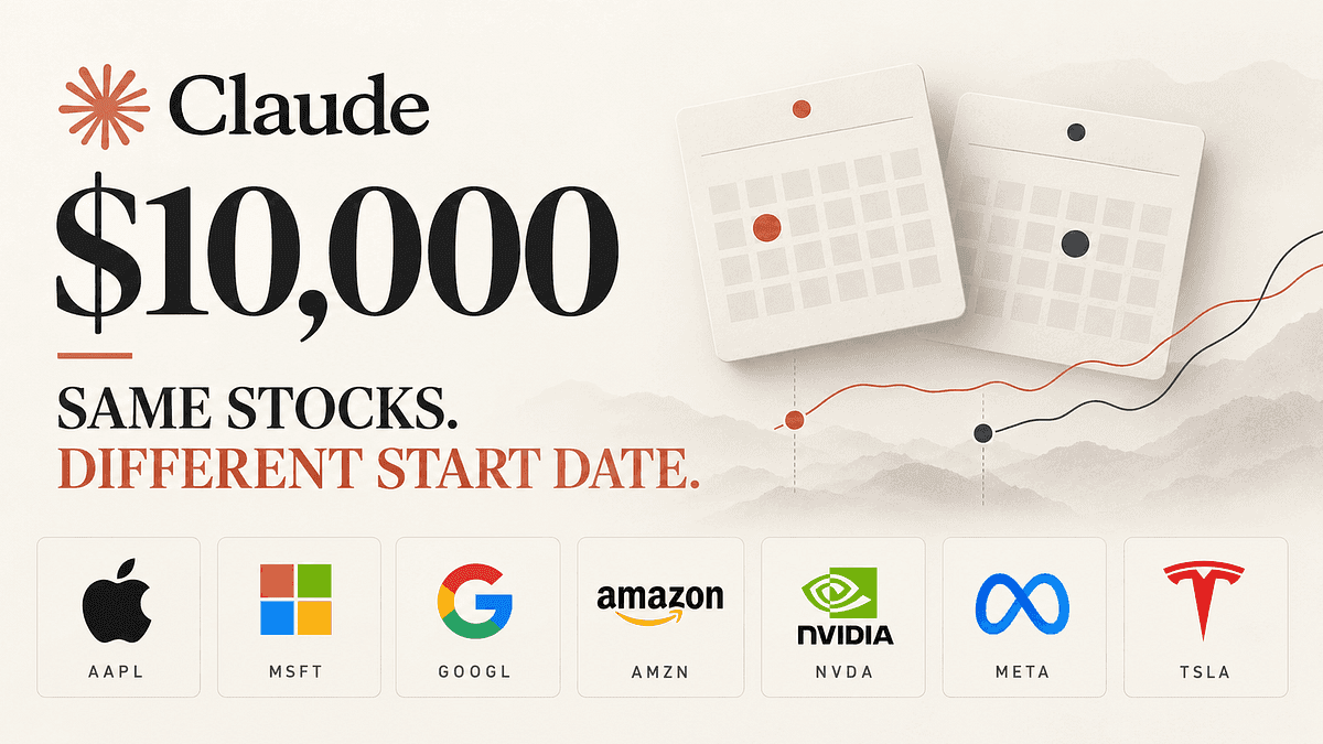 I Asked Claude to Invest $10,000, Then Changed the Date